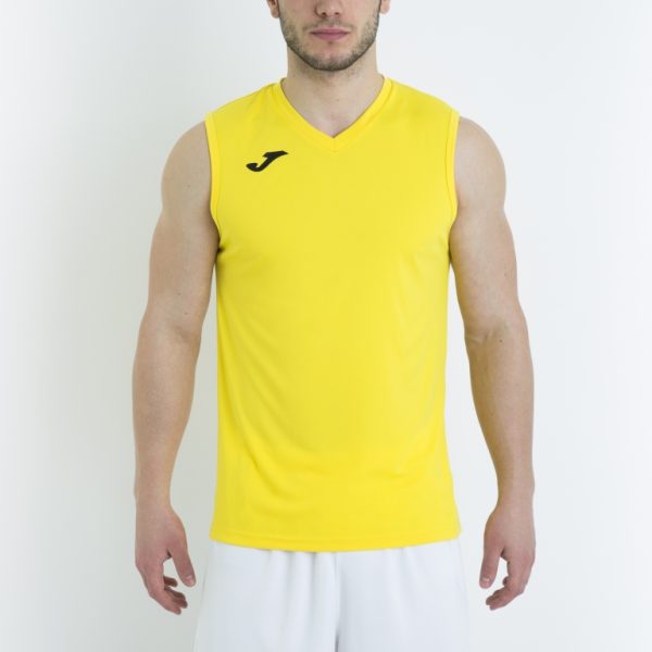 Yellow Sleeveless T-Shirt Combi
