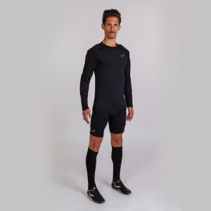 Black T-Shirt Goalkeeper Protection L/S