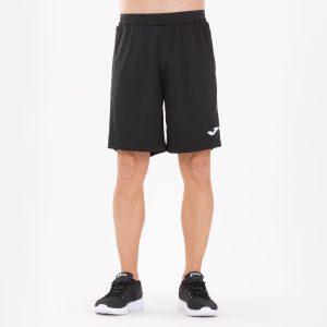 Black White Combi Bermuda Shorts
