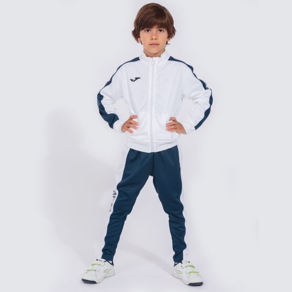 White Navy Blue Academy Tracksuit Iii