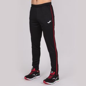 Black Red Combi Long Trousers