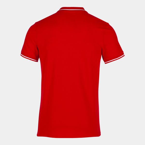 Red Confort Ii Short Sleeve Polo