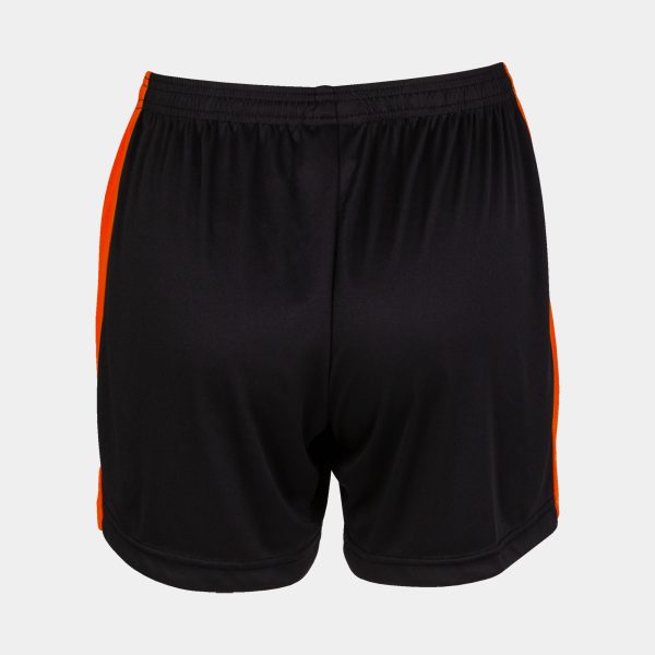 Black Orange Maxi Shorts