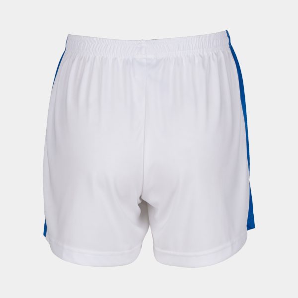 White Royal Blue Maxi Shorts