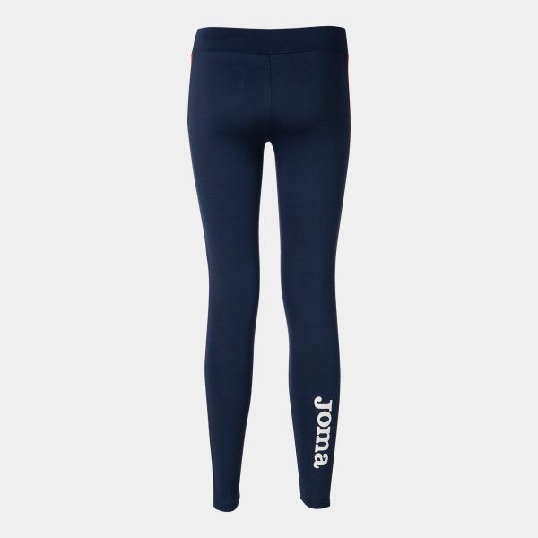 Navy Blue Red Eco Championship Recycled Tights