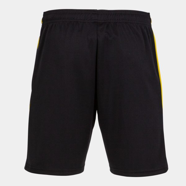 Black Yellow Eco Championship Bermuda Shorts