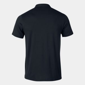 Black Sydney Recycled Short Sleeve Polo Shirt