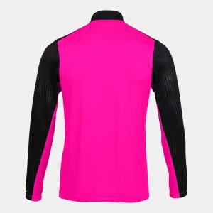 Fluorescent Pink Black Montreal Full Zip Sweatshirt