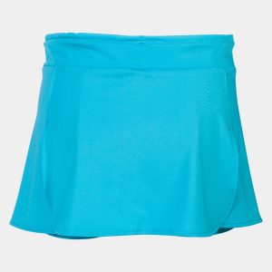 Fluorescent Turquoise Combined Skirt/Shorts Open Ii