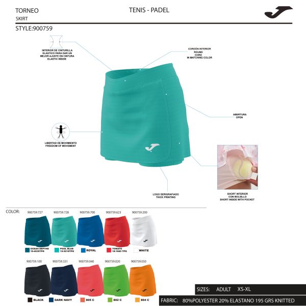 Fluorescent Orange Combined Skirt/Shorts Open Ii