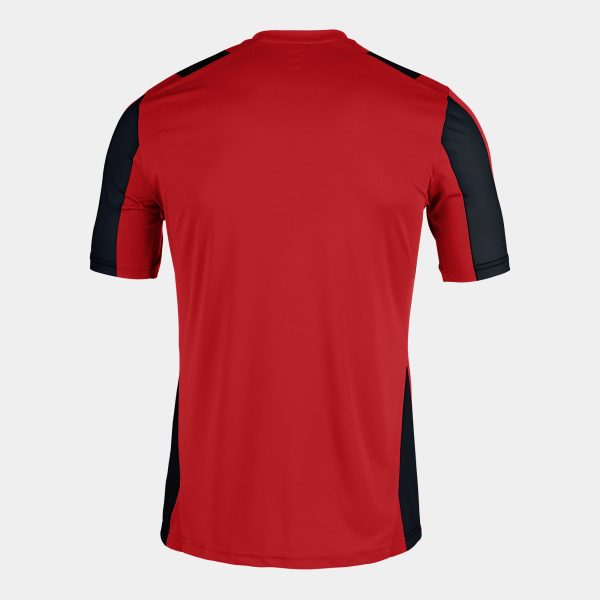 Red Black T-Shirt Inter Short-Sleeved