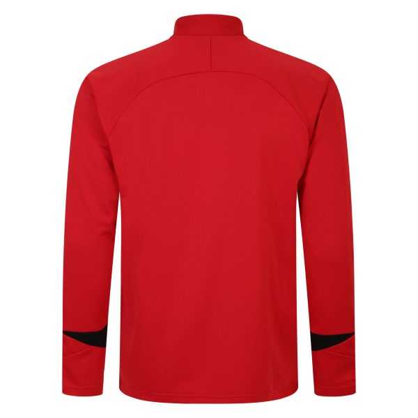 Total Training Knitted Jacket Vermillion / Black Rear