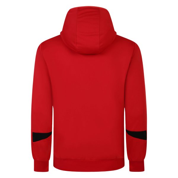 Total Training Knitted Hoody Vermillion / Black Rear