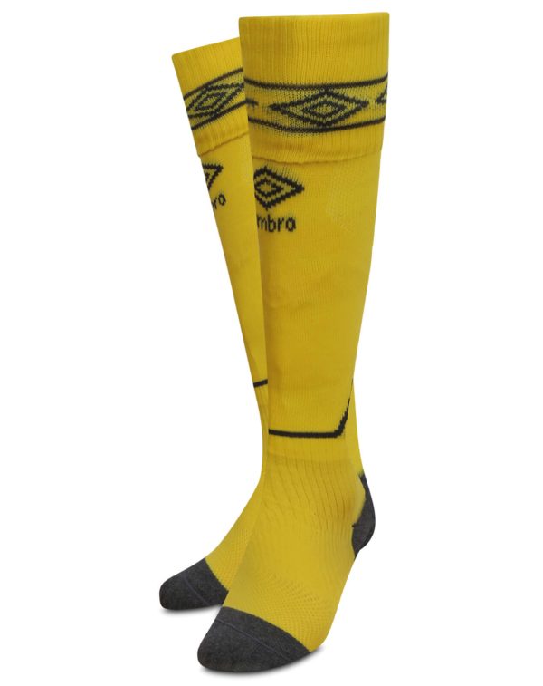 Diamond Top Football Socks Blazing Yellow / Carbon