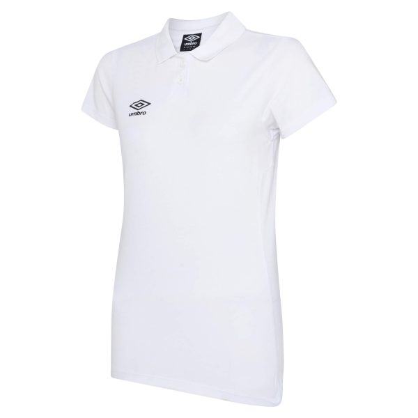 Womens Club Essential Polo White/Black