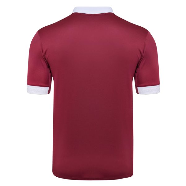 Club Essential Tempest SS Jersey New Claret / White Rear