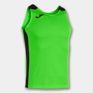 Fluorescent Green Black T-Shirt Record Ii