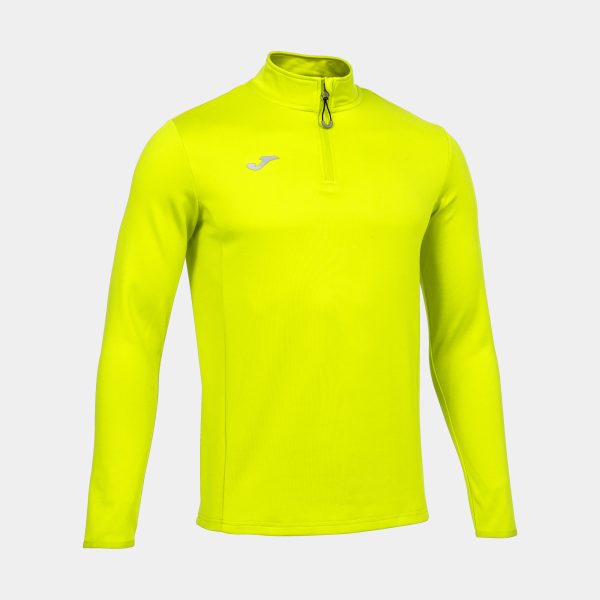 Fluorescent Yellow Sweatshirt Running Night