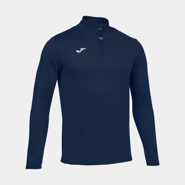 Navy Blue Sweatshirt Running Night