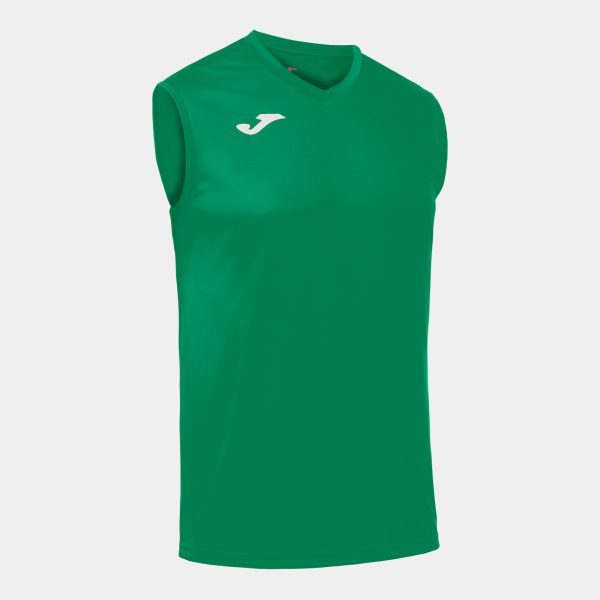 Green Sleeveless T-Shirt Combi