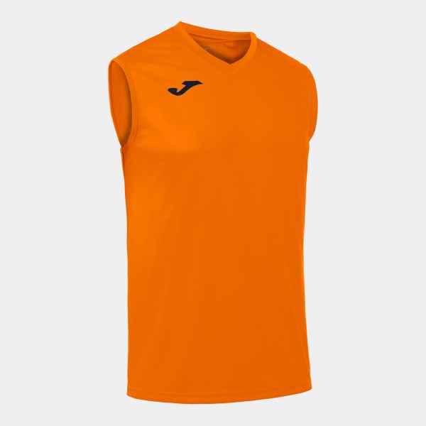 Orange Sleeveless T-Shirt Combi