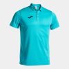 Fluorescent Turquoise Hobby Short Sleeve Polo