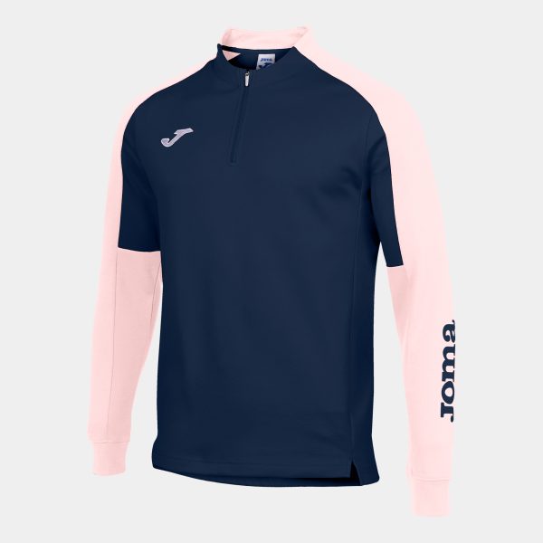Navy Blue Pink Eco Championship Recycled Sweatshirt