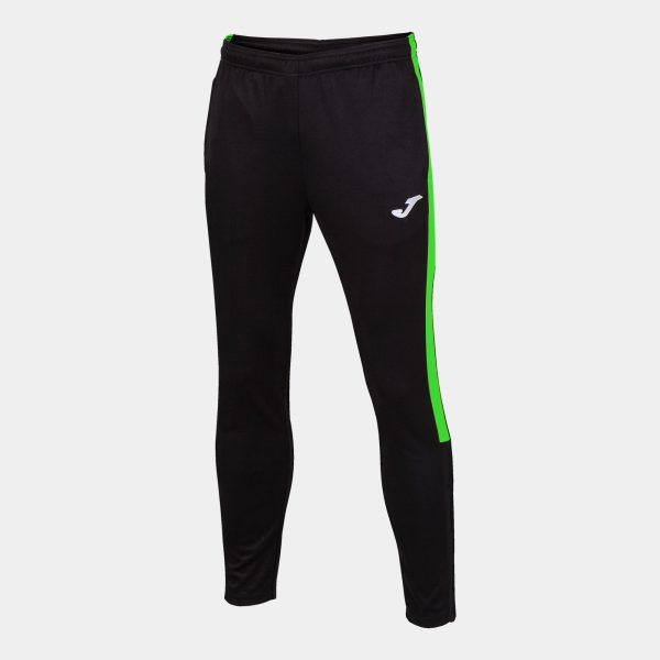 Black Fluorescent Green Eco Championship Recycled Long Pants