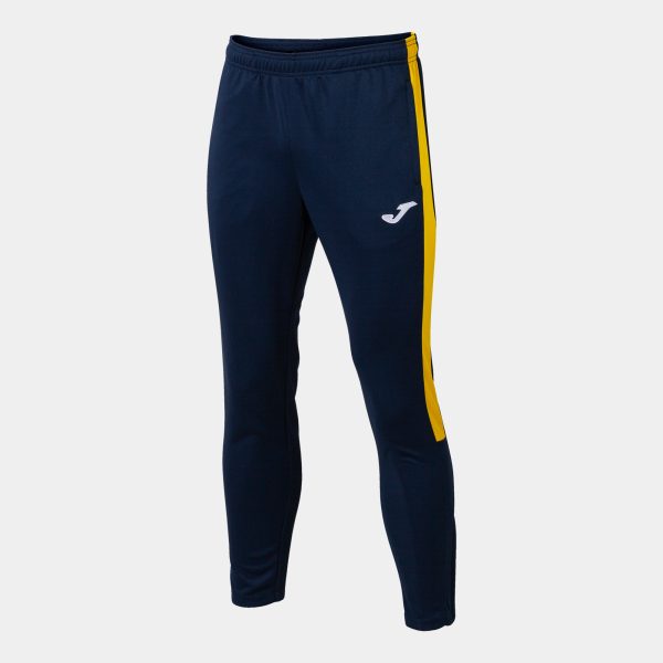 Navy Blue Yellow Eco Championship Recycled Long Pants