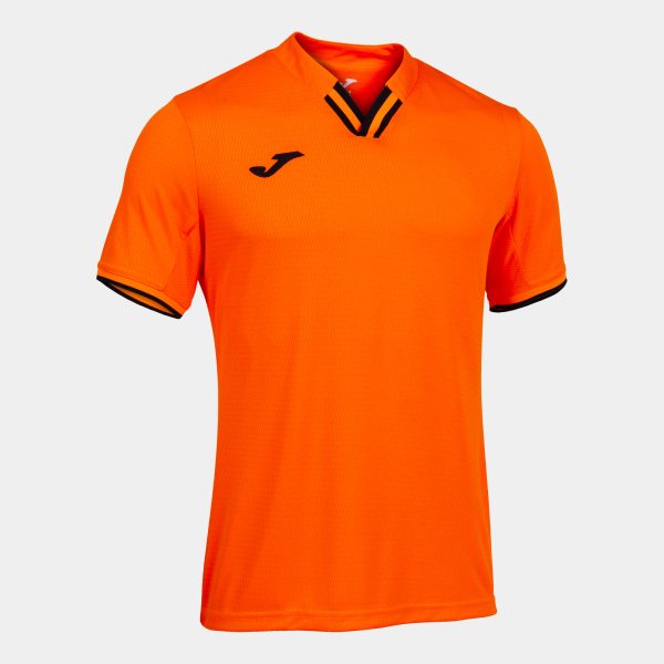 Orange Black Toletum Iv Recycled Short Sleeve T-Shirt