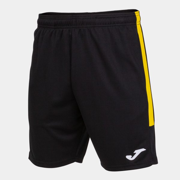 Black Yellow Eco Championship Bermuda Shorts