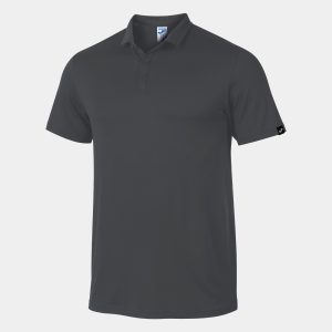 Dark Gray Sydney Recycled Short Sleeve Polo Shirt