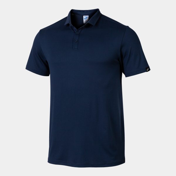 Navy Blue Sydney Recycled Short Sleeve Polo Shirt