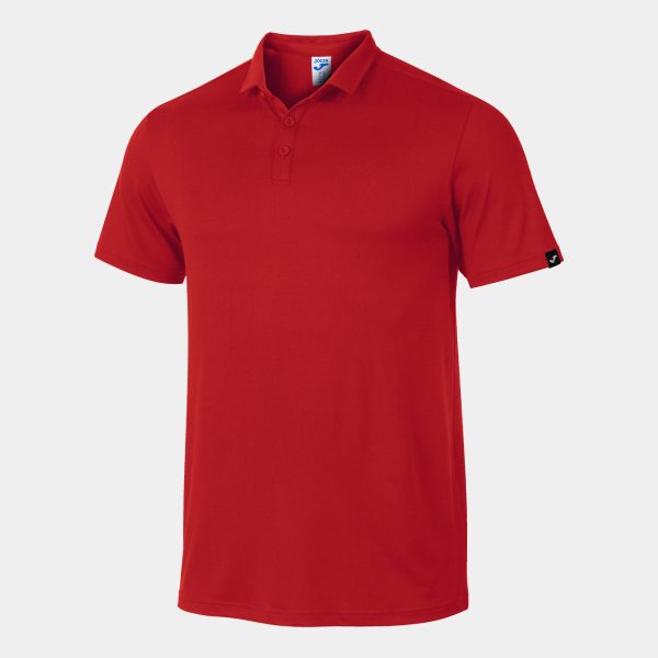 Red Sydney Recycled Short Sleeve Polo Shirt