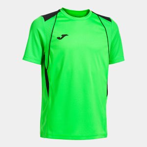 Fluorescent Green Black Championship Vii Short Sleeve T-Shirt