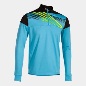 Fluorescent Turquoise Black Elite X Sweatshirt