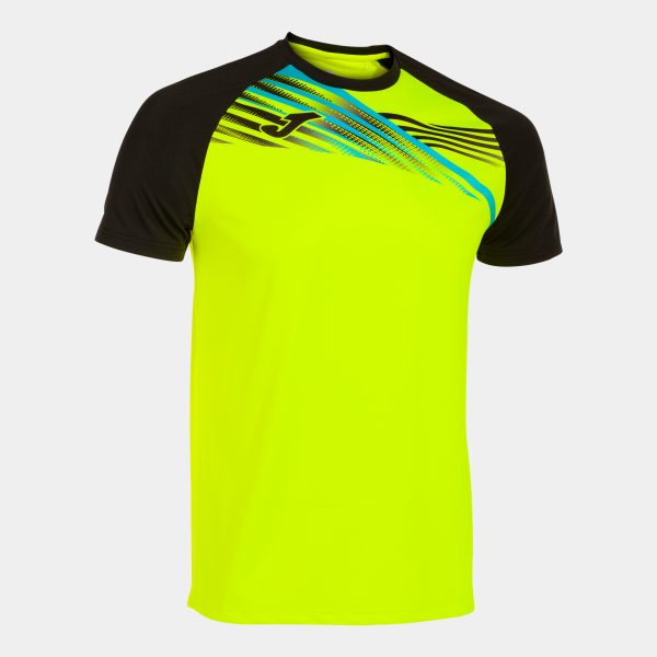 Fluorescent Yellow Black Elite X Short Sleeve T-Shirt