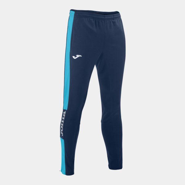 Navy Blue Fluorescent Turquoise Long Pants Championship Iv