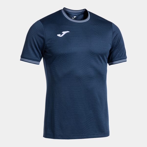 Navy Blue Toletum V Short Sleeve T-Shirt