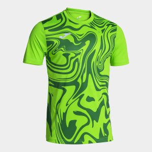 Fluorescent Green Lion Ii Short Sleeve T-Shirt
