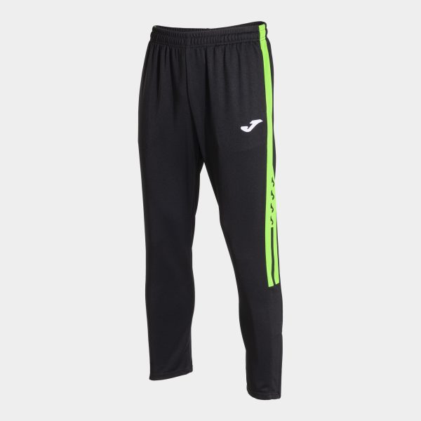 Black Fluorescent Green Olimpiada Long Pants