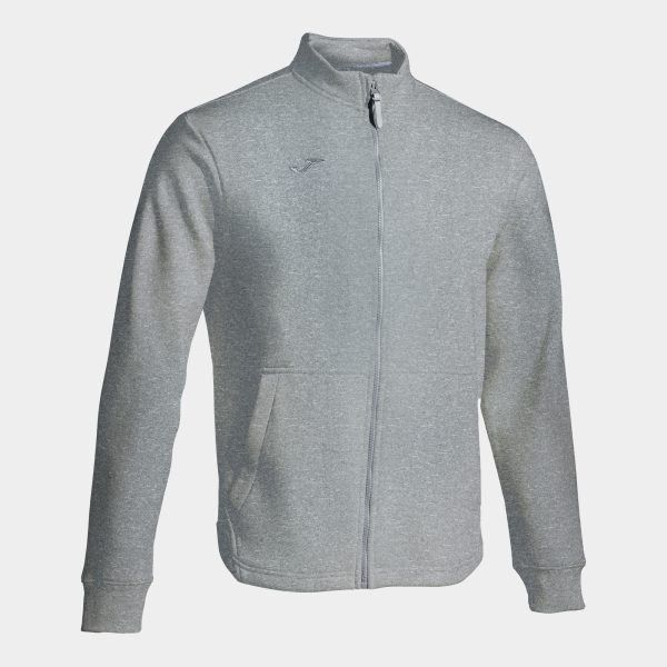 Melange Gray Confort Iv Full Zip Sweatshirt
