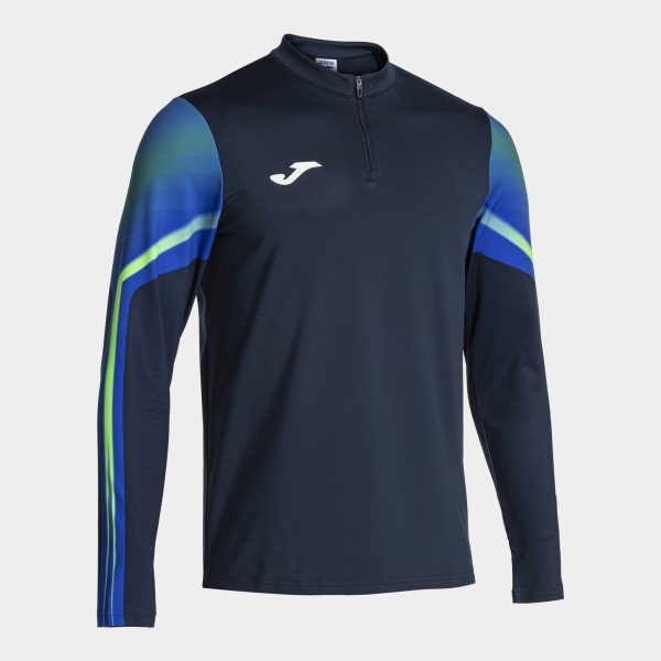 Navy Blue Fluorescent Green Elite Xi Sweatshirt