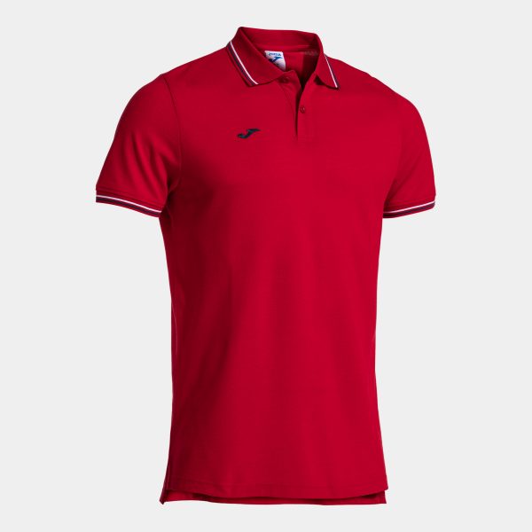 Red Navy Blue Confort Classic Short Sleeve Polo