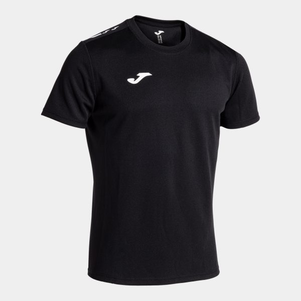 Black Olimpiada Rugby Short Sleeve T-Shirt