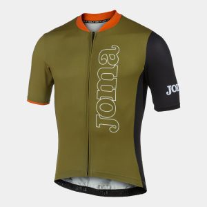 Khaki Black Crono Cycling Jersey