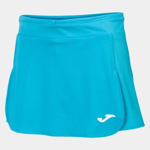 Fluorescent Turquoise Combined Skirt/Shorts Open Ii