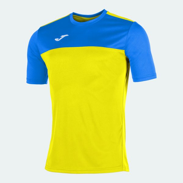 Yellow Royal Blue Winner Short Sleeve T-Shirt