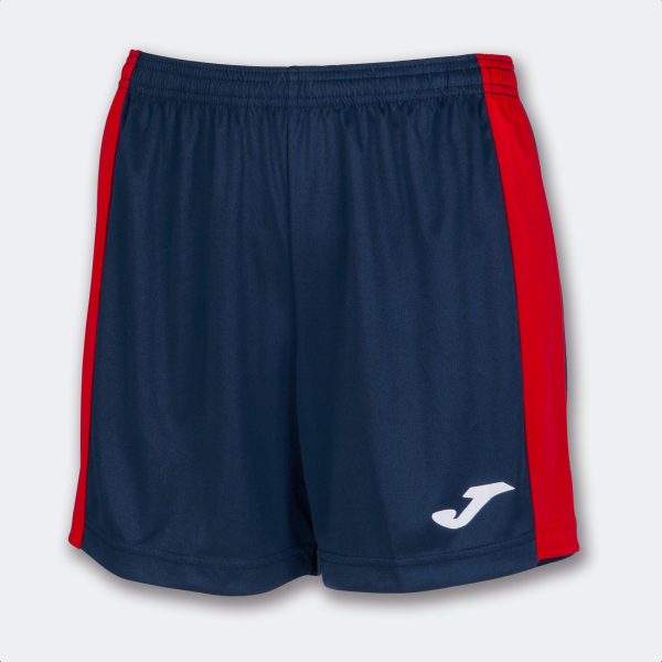 Navy Blue Red Maxi Shorts