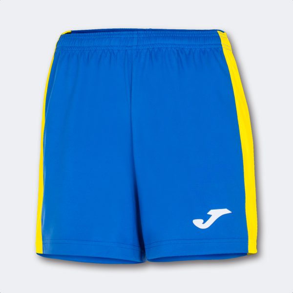 Royal Blue Yellow Maxi Shorts
